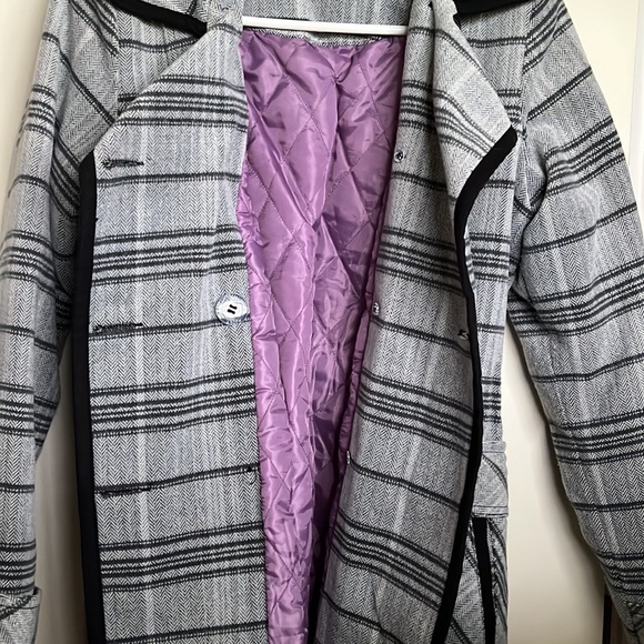 Maurices Junior Plaid Coat - Picture 4 of 8